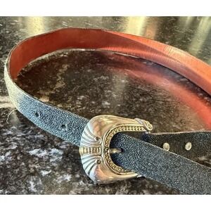 Vintage Bandera Collection Genuine Stingray Belt 28 Ranger Buckle 1999 Rowstone